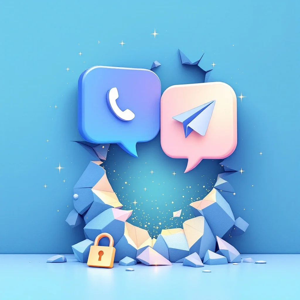 WhatsApp и Telegram работают